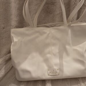 London Fog Cream Tote Bag